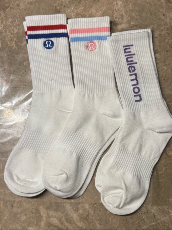 lululemon athletica Other - New Women’s Lululemon Athletica Socks 
3 pairs Size Medium 
Socks stretch